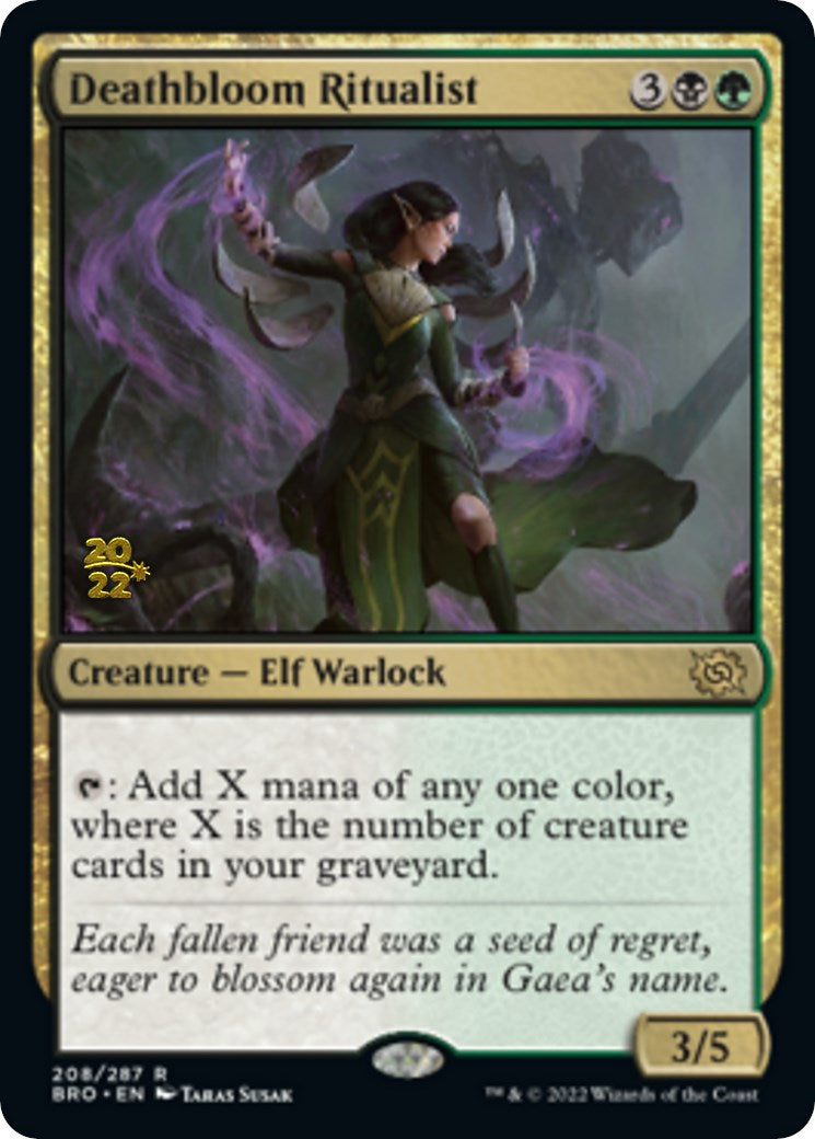 Deathbloom Ritualist [The Brothers' War Prerelease Promos] | Total Play
