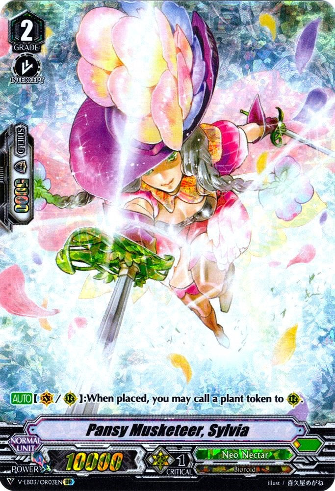 Pansy Musketeer, Sylvia (V-EB03/OR03EN) [ULTRARARE MIRACLE COLLECTION] | Total Play