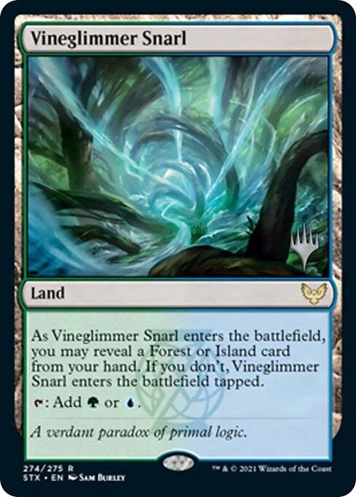 Vineglimmer Snarl (Promo Pack) [Strixhaven: School of Mages Promos] | Total Play