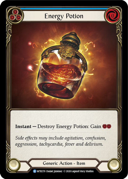 Energy Potion [U-WTR170] (Welcome to Rathe Unlimited)  Unlimited Rainbow Foil | Total Play