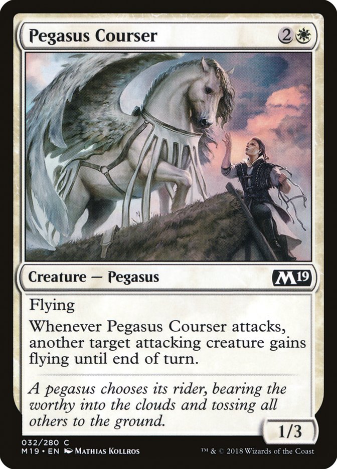 Pegasus Courser [Core Set 2019] | Total Play