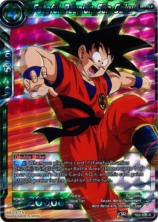 Fateful Reunion Son Goku (TB2-035) [World Martial Arts Tournament] | Total Play