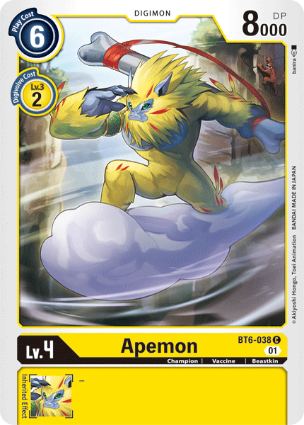 Apemon [BT6-038] [Double Diamond] | Total Play