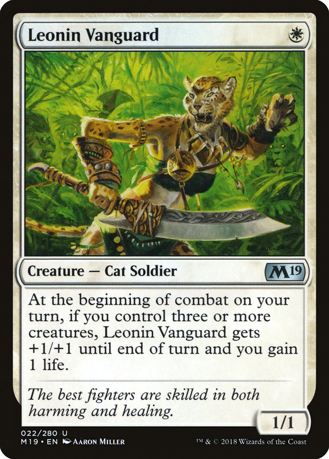 Leonin Vanguard [Core Set 2019] | Total Play