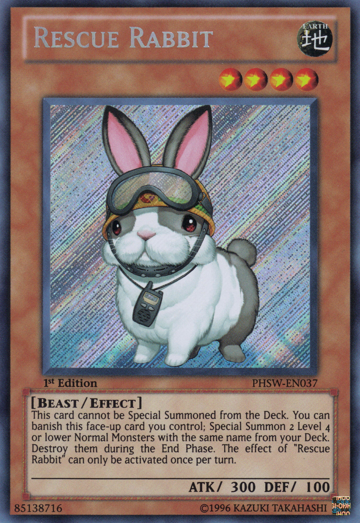 Rescue Rabbit [PHSW-EN037] Secret Rare | Total Play