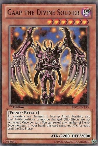 Gaap the Divine Soldier [BP01-EN150] Starfoil Rare | Total Play