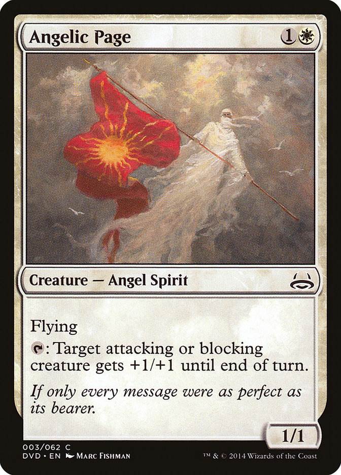 Angelic Page (Divine vs. Demonic) [Duel Decks Anthology] | Total Play