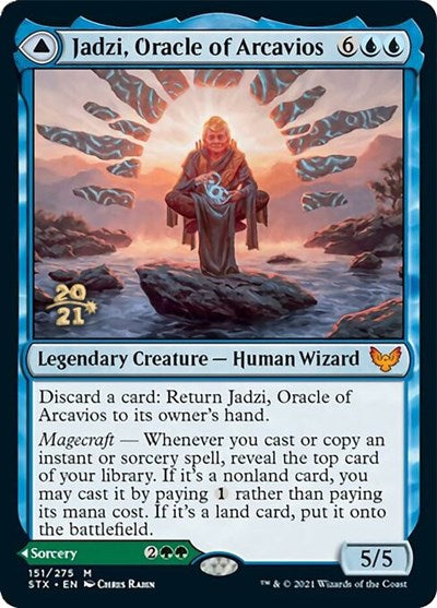 Jadzi, Oracle of Arcavios // Journey to the Oracle [Strixhaven: School of Mages Prerelease Promos] | Total Play