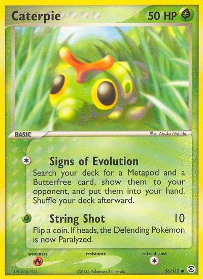 Caterpie (56/112) [EX: FireRed & LeafGreen] | Total Play