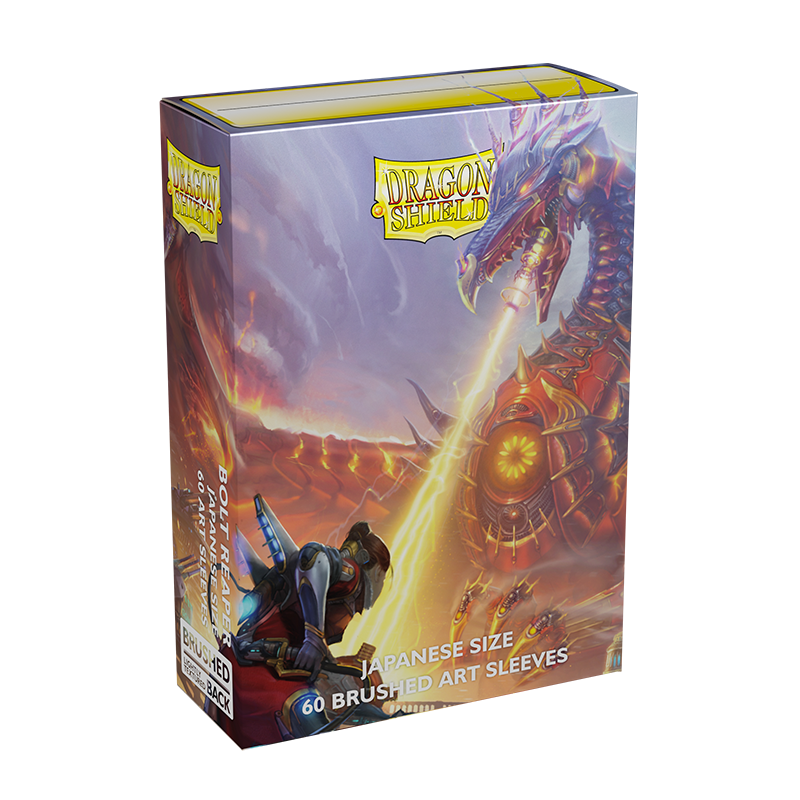Dragon Shield: Japanese Size 60ct Brushed Art Sleeves - Bolt Reaper | Total Play