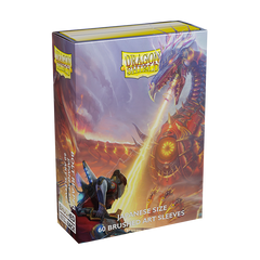 Dragon Shield: Japanese Size 60ct Brushed Art Sleeves - Bolt Reaper | Total Play