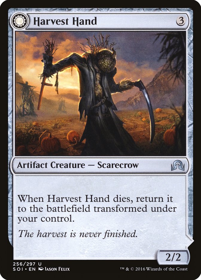 Harvest Hand // Scrounged Scythe [Shadows over Innistrad] | Total Play