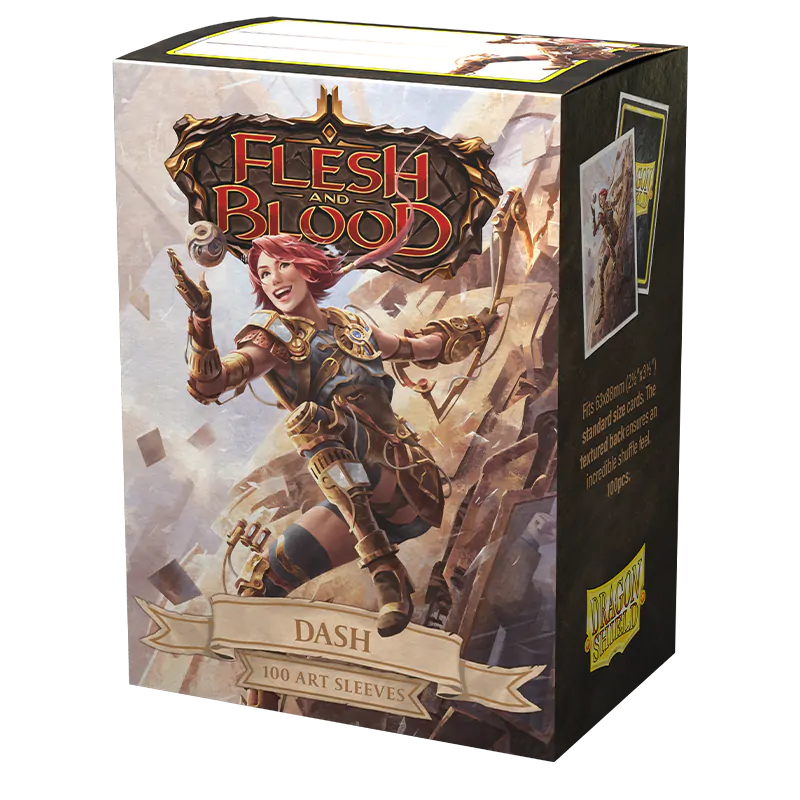 Dragon Shield: Standard 100ct Art Sleeves - Flesh and Blood (Dash, Inventor Extraordinaire) | Total Play