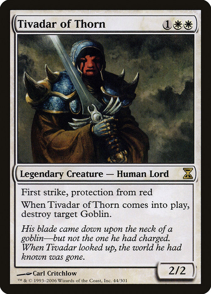 Tivadar of Thorn [Time Spiral] | Total Play