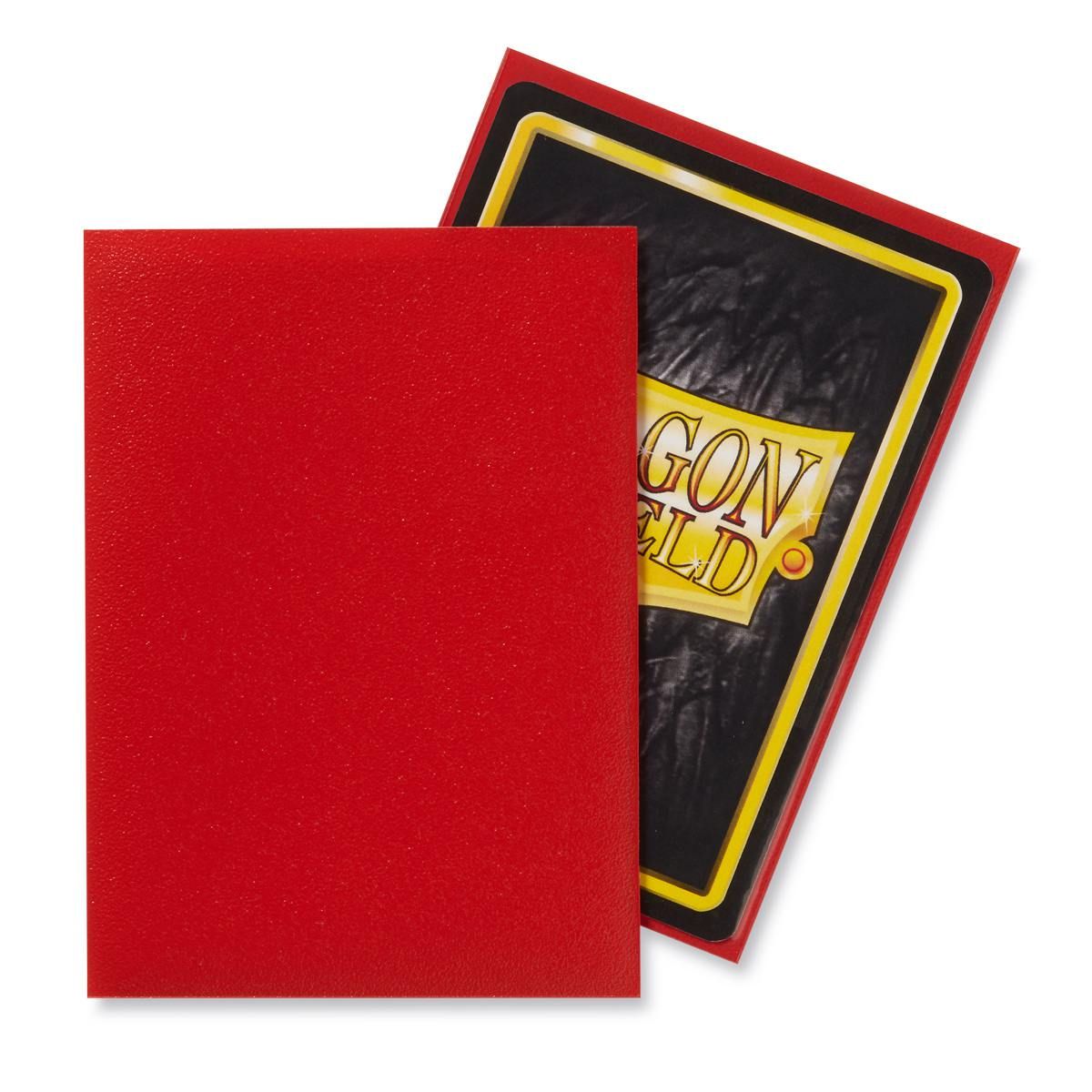 Dragon Shield: Standard 60ct Sleeves - Crimson (Matte) | Total Play
