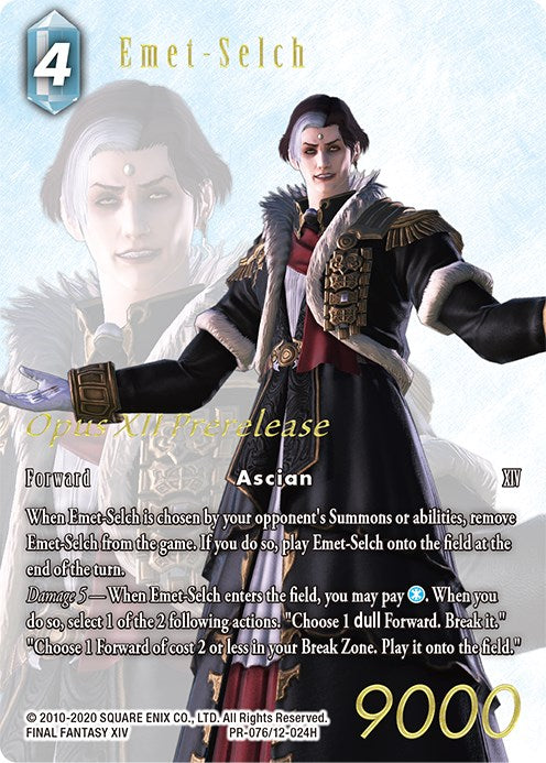 Emet-Selch [Opus XII Promo Cards] | Total Play