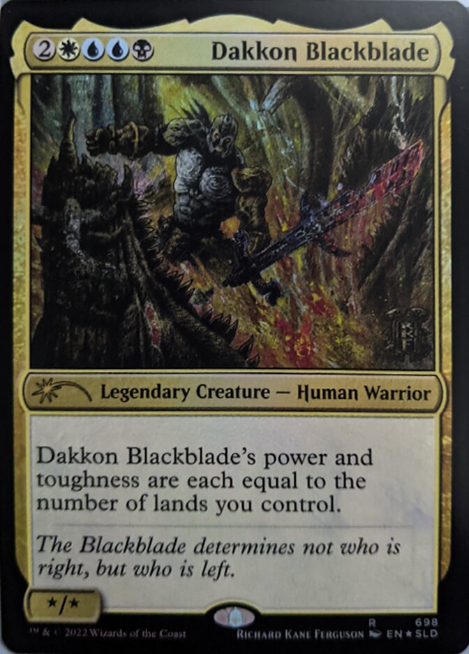 Dakkon Blackblade [Secret Lair Drop Promos] | Total Play