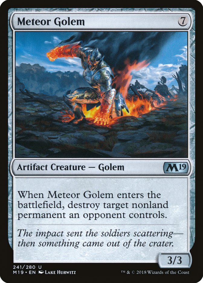 Meteor Golem [Core Set 2019] | Total Play