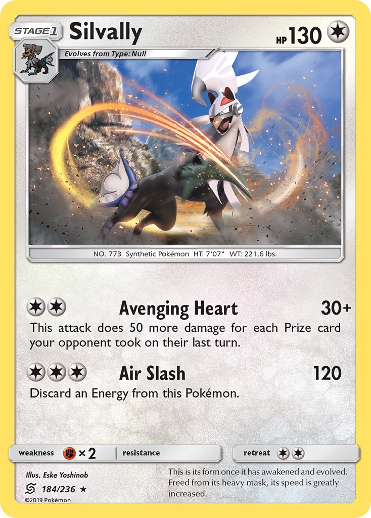 Silvally (184/236) (Theme Deck Exclusive) [Sun & Moon: Unified Minds] | Total Play