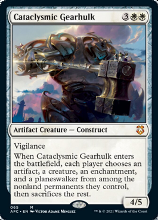 Cataclysmic Gearhulk [Dungeons & Dragons: Adventures in the Forgotten Realms Commander] | Total Play