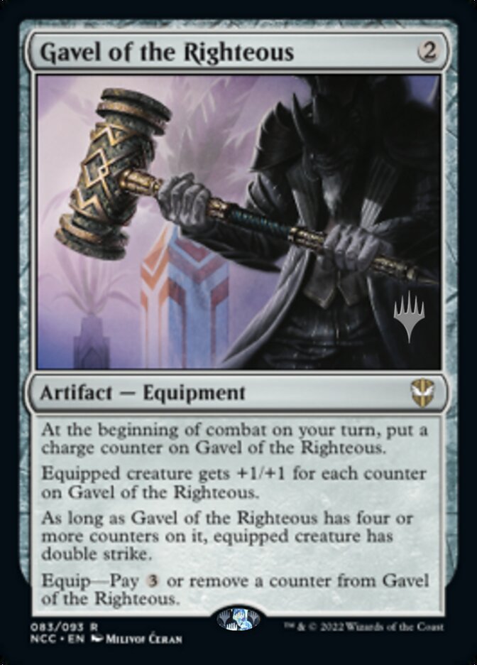 Gavel of the Righteous (Promo Pack) [Streets of New Capenna Commander Promos] | Total Play