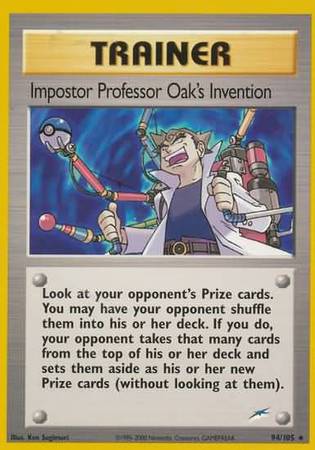 Impostor Professor Oak's Invention (94/105) [Neo Destiny Unlimited] | Total Play