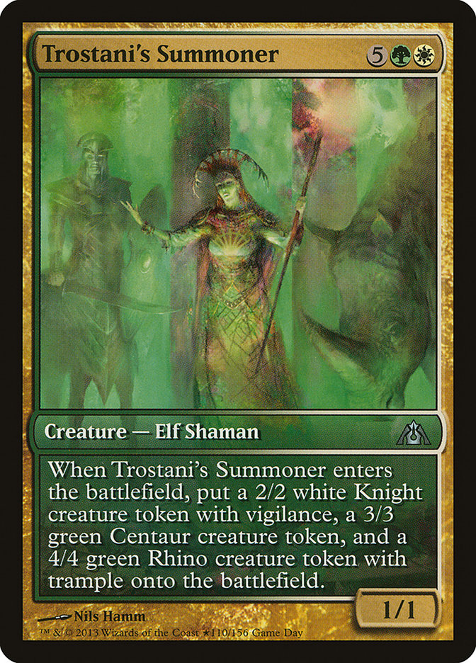 Trostani's Summoner (Game Day) [Dragon's Maze Promos] | Total Play