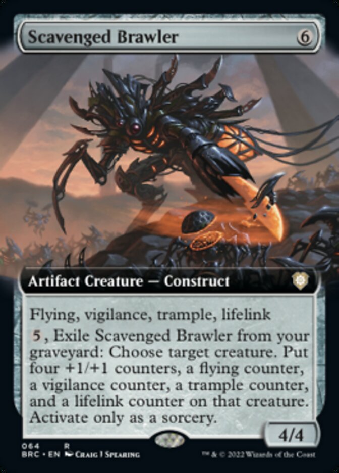 Scavenged Brawler (Extended Art) [The Brothers' War Commander] | Total Play