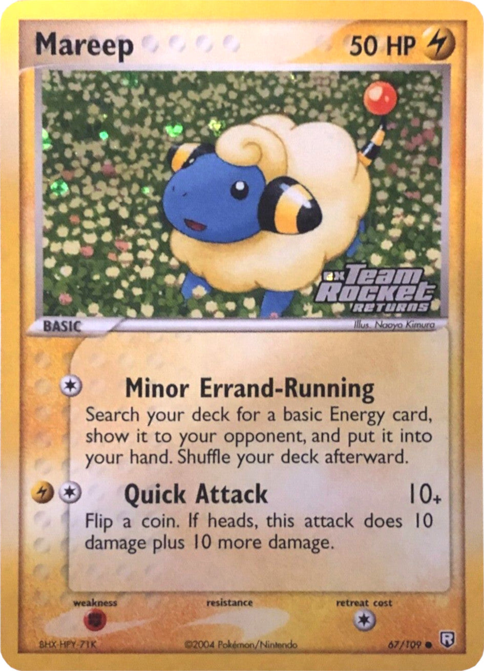 Mareep (67/109) (Stamped) [EX: Team Rocket Returns] | Total Play