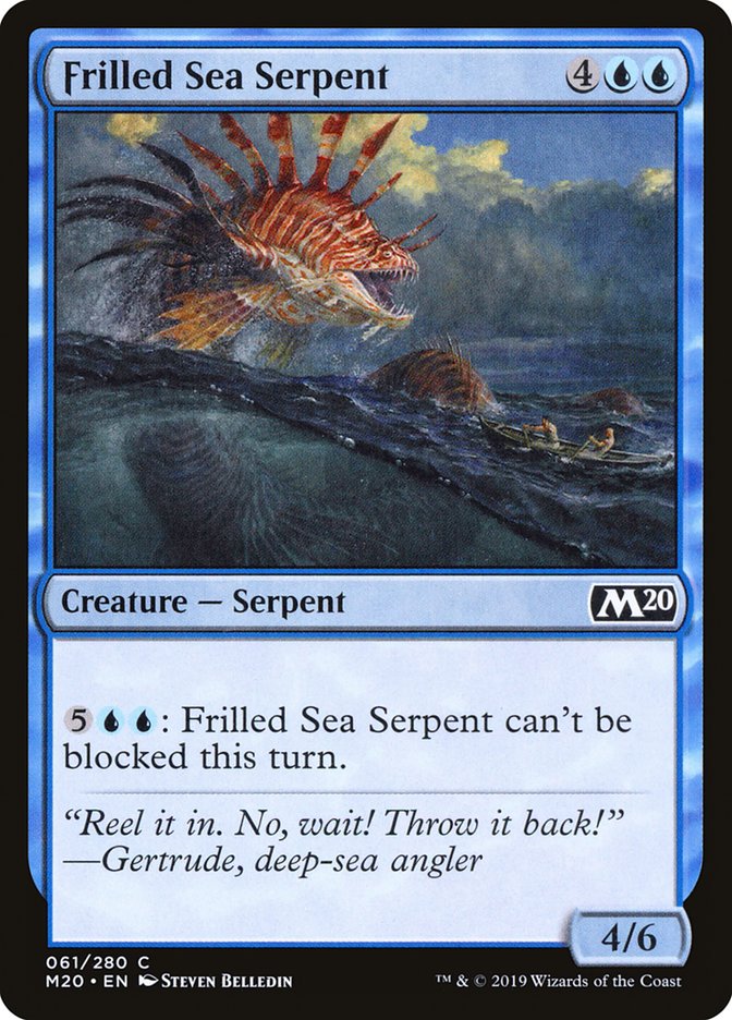 Frilled Sea Serpent [Core Set 2020] | Total Play