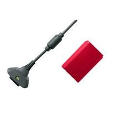 Red Rechargeable Controller Battery Pack - Xbox 360 | Total Play