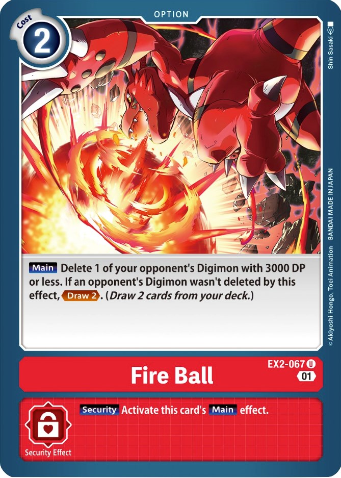 Fire Ball [EX2-067] [Digital Hazard] | Total Play