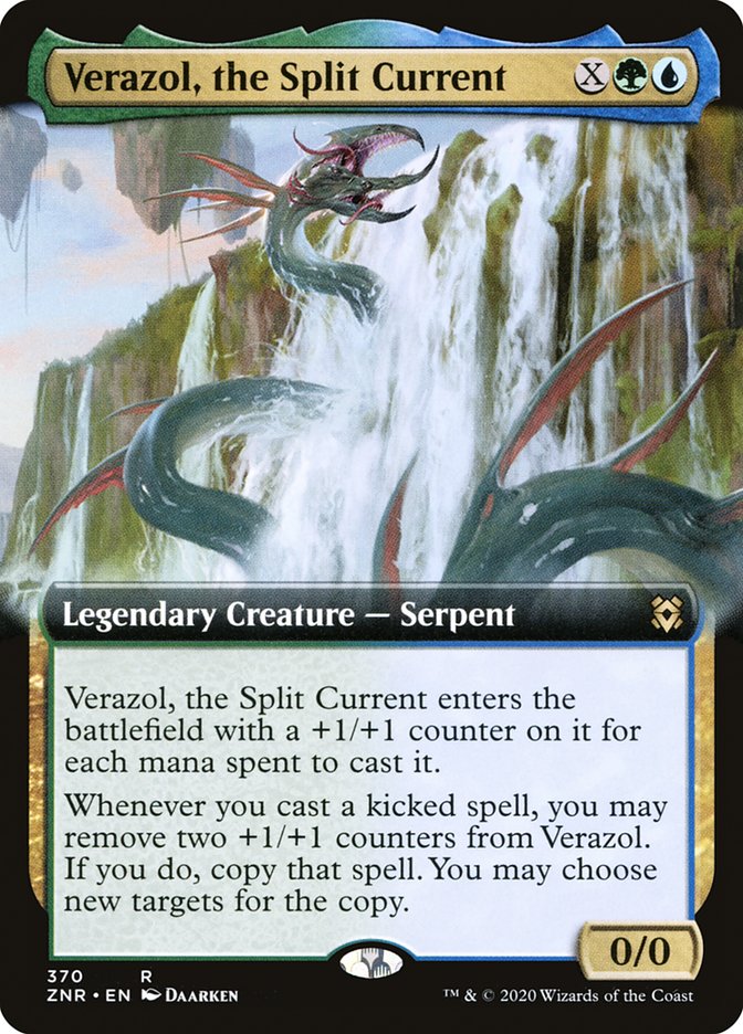 Verazol, the Split Current (Extended Art) [Zendikar Rising] | Total Play