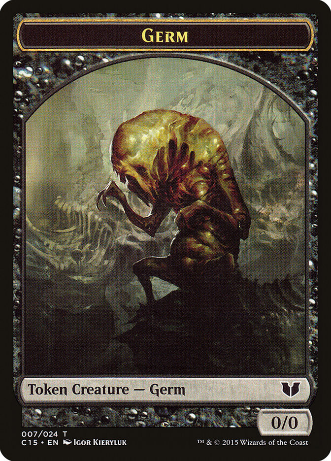 Germ // Zombie Double-Sided Token [Commander 2015 Tokens] | Total Play