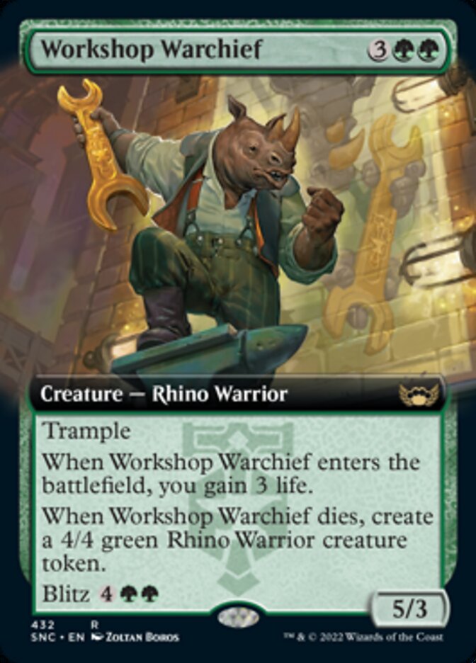 Workshop Warchief (Extended Art) [Streets of New Capenna] | Total Play