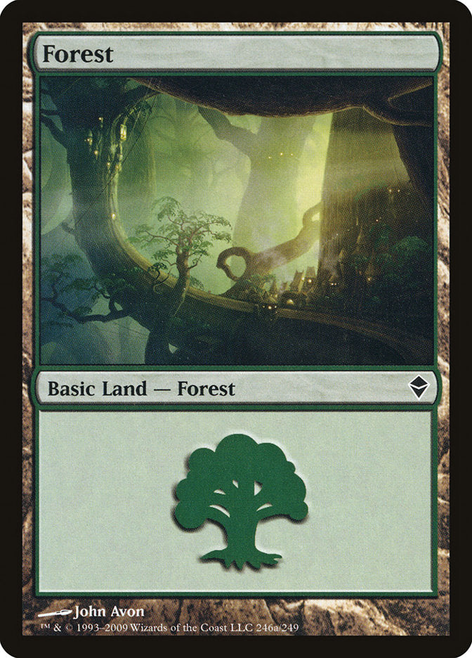 Forest (246a) [Zendikar] | Total Play