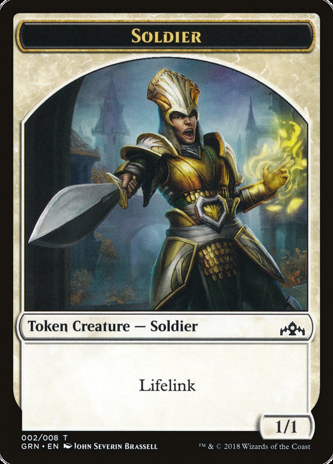 Goblin // Soldier Double-Sided Token [Guilds of Ravnica Guild Kit Tokens] | Total Play