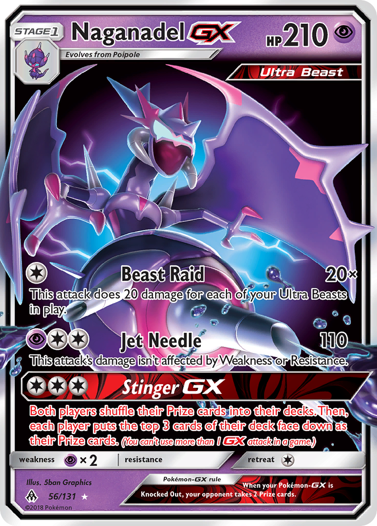 Naganadel GX (56/131) [Sun & Moon: Forbidden Light] | Total Play