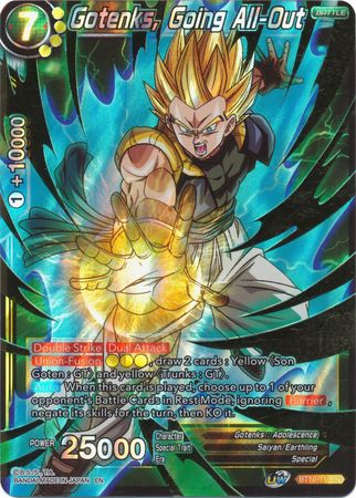 Gotenks, Going All-Out (BT10-110) [Rise of the Unison Warrior] | Total Play