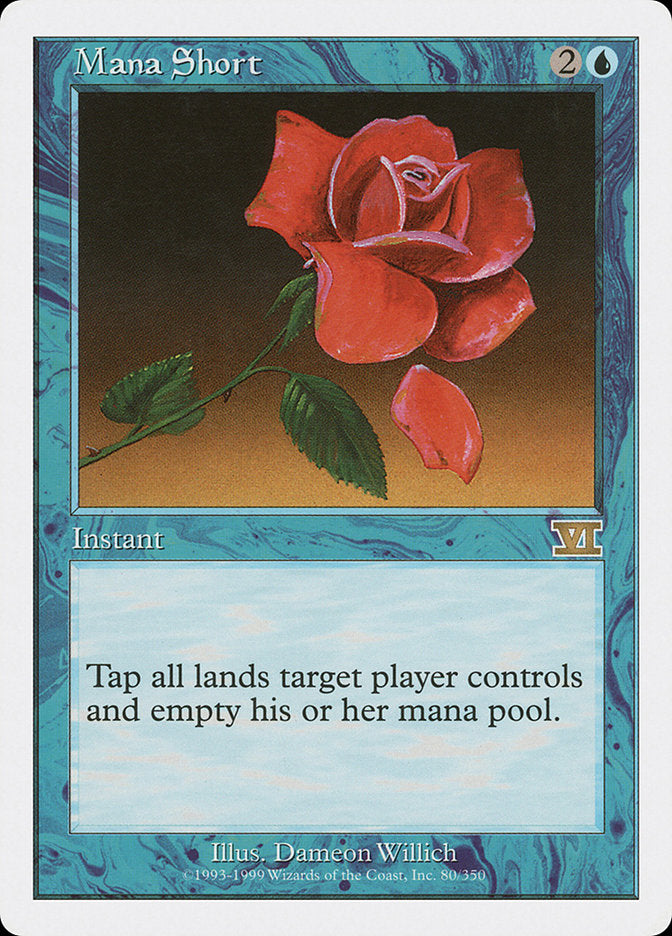 Mana Short [Classic Sixth Edition] | Total Play