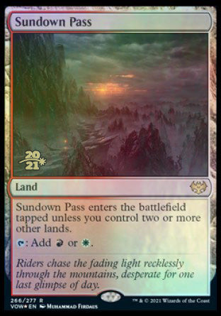 Sundown Pass [Innistrad: Crimson Vow Prerelease Promos] | Total Play