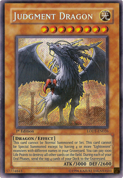Judgment Dragon [LODT-EN026] Secret Rare | Total Play