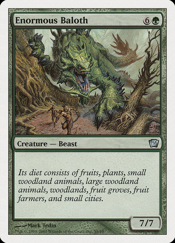 Enormous Baloth [Ninth Edition] | Total Play