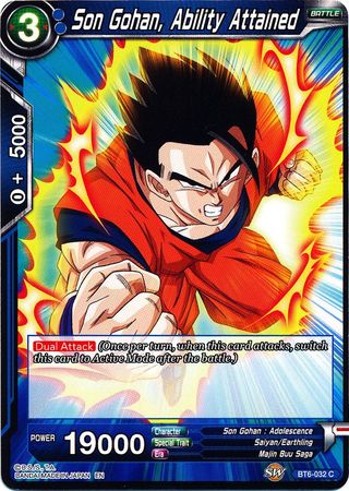 Son Gohan, Ability Attained (BT6-032) [Destroyer Kings] | Total Play