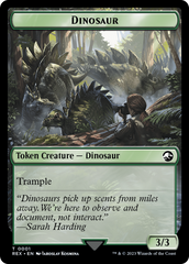 Gnome // Dinosaur (0001) Double-Sided Token [The Lost Caverns of Ixalan Tokens] | Total Play