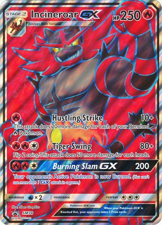 Incineroar GX (SM38) (Jumbo Card) [Sun & Moon: Black Star Promos] | Total Play