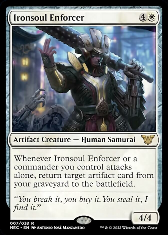 Ironsoul Enforcer [Kamigawa: Neon Dynasty Commander] | Total Play