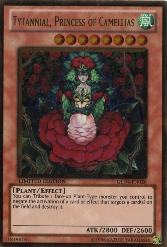 Tytannial, Princess of Camellias [GLD4-EN026] Gold Rare | Total Play