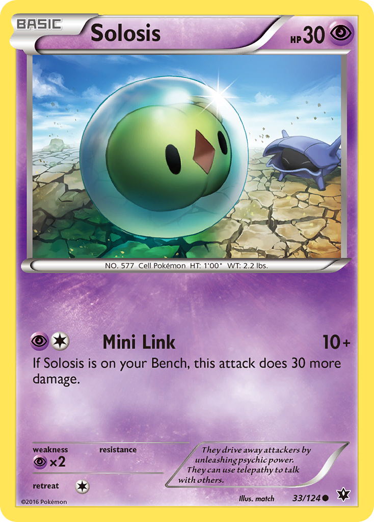 Solosis (33/124) [XY: Fates Collide] | Total Play