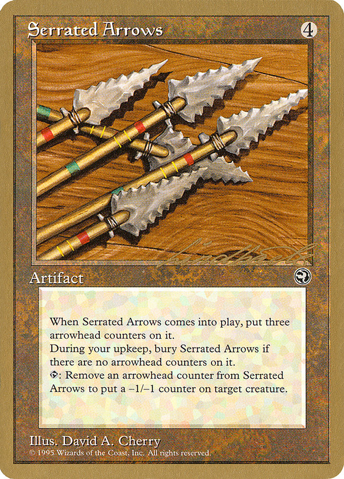 Serrated Arrows (Leon Lindback) [Pro Tour Collector Set] | Total Play